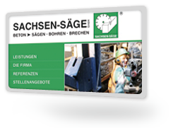 Redesign der Internetseite von SACHSEN-SÄGE GmbH
